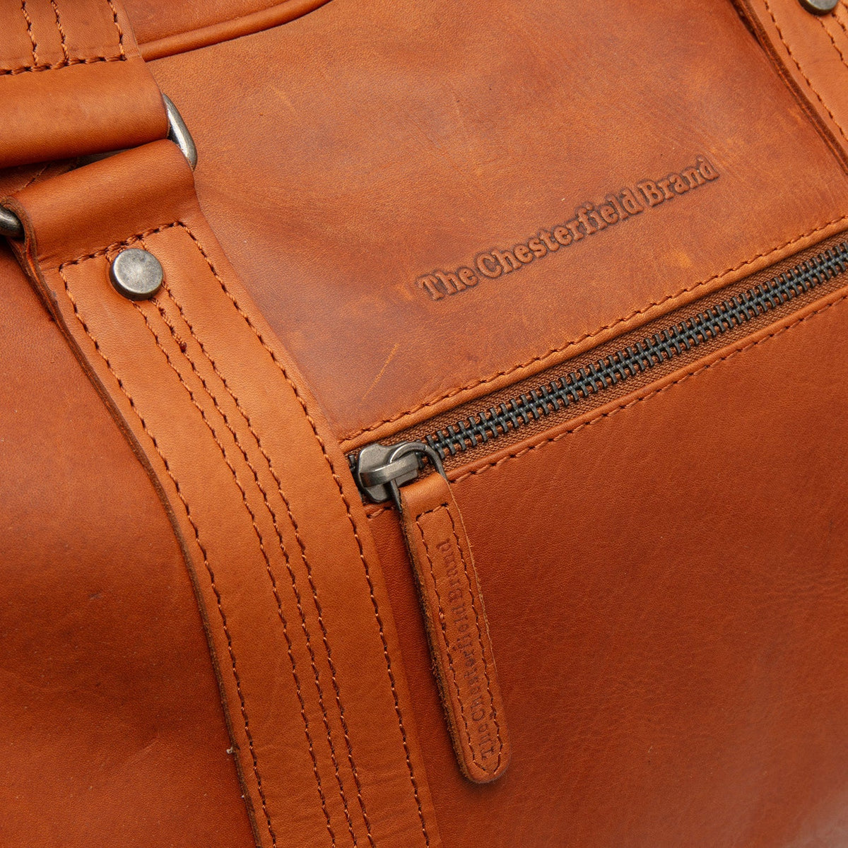 
Volenza Vollnarbenleder-Weekender-Reisetasche – alternate product view 3