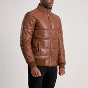 
Lucas Leder-Bomberjacke für Herren – alternate product view 2