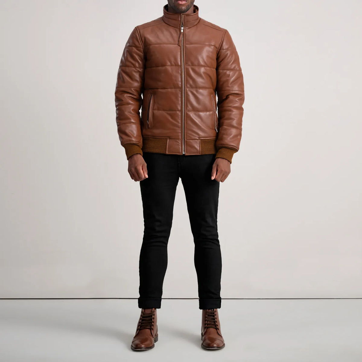 
Lucas Leder-Bomberjacke für Herren – alternate product view 3