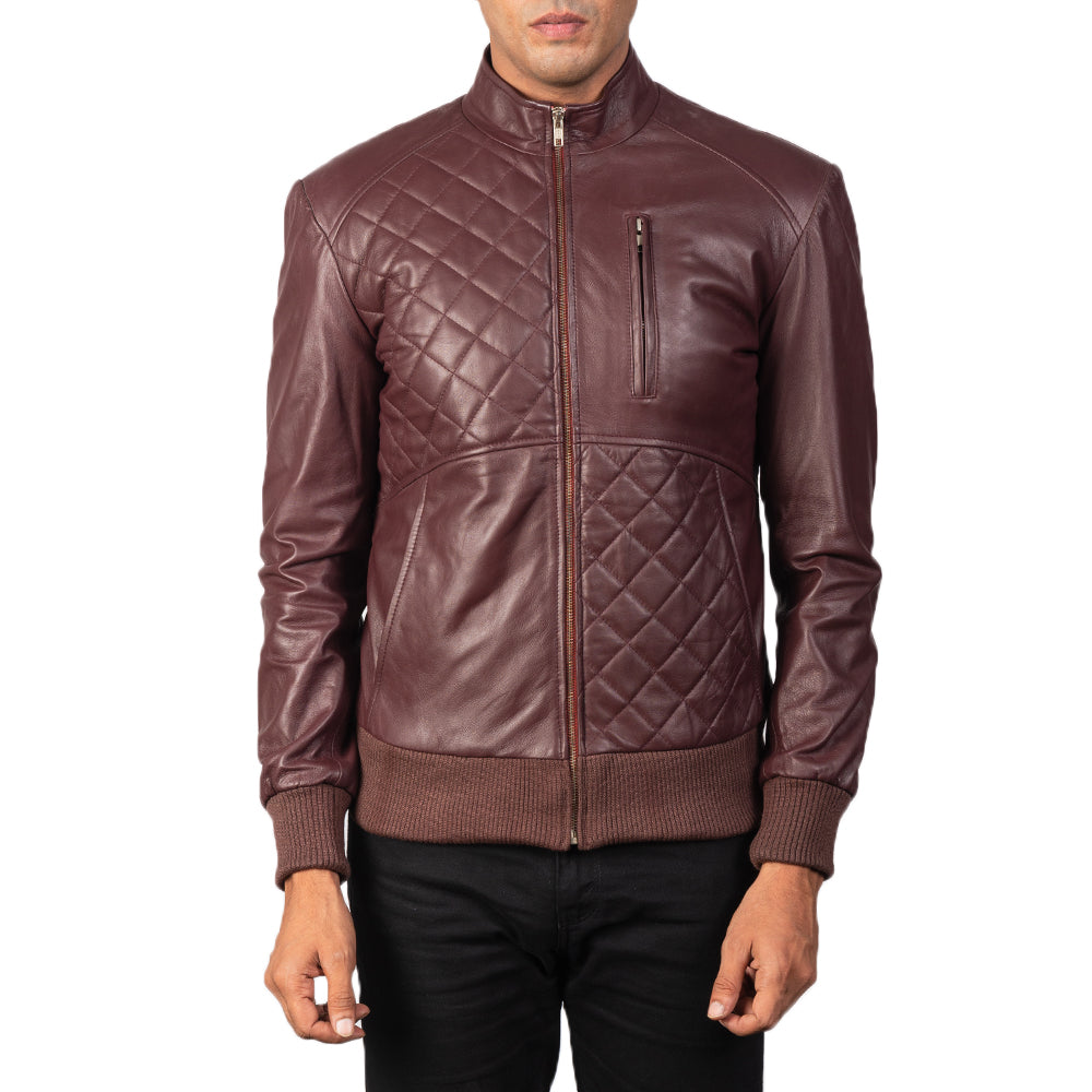 
Moda Leder-Bomberjacke für Herren – alternate product view 3