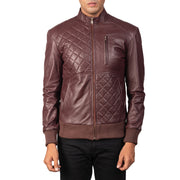 
Moda Leder-Bomberjacke für Herren – alternate product view 3