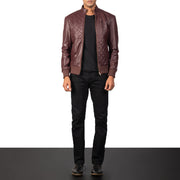 
Moda Leder-Bomberjacke für Herren – alternate product view 4