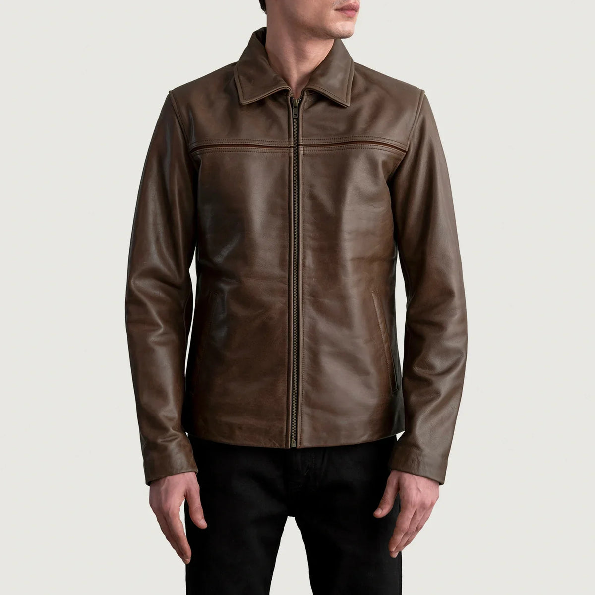 Mystical Lederjacke für Herren – Zusätzliche Produktansicht 3