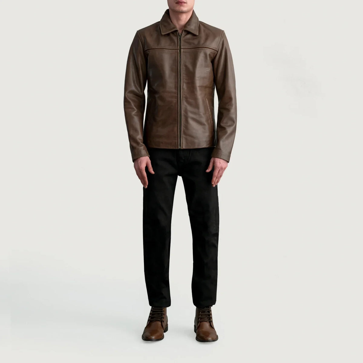 Mystical Lederjacke für Herren – Zusätzliche Produktansicht 4