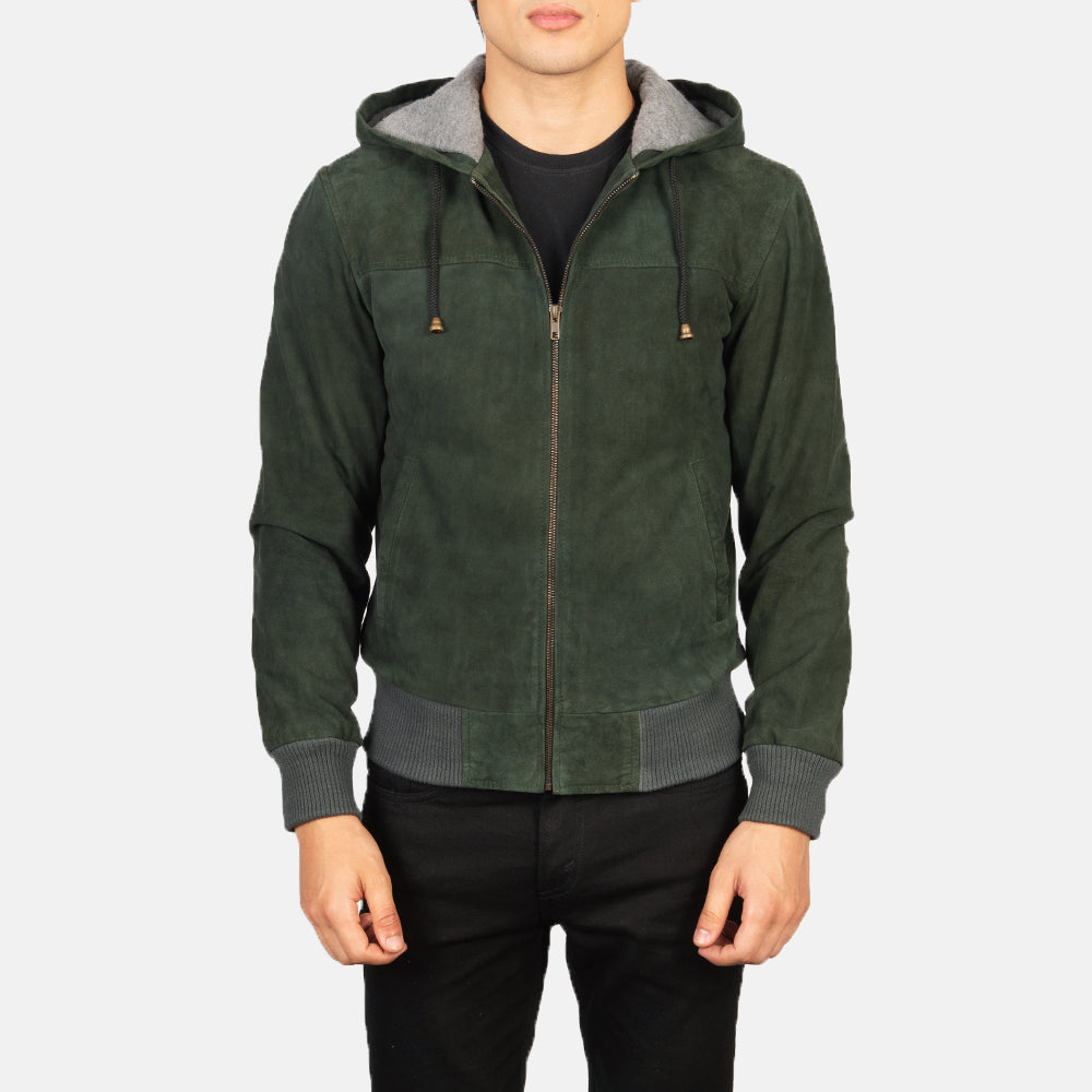 Nintenzo Leder-Bomberjacke für Herren – Zusätzliche Produktansicht 4