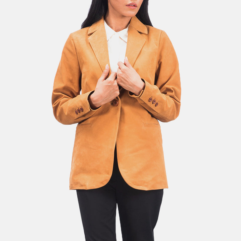 Norma Lederblazer für Damen