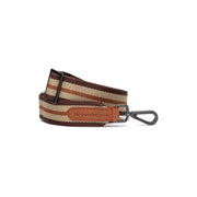 Beige Shoulder Strap für Damen in Classic 100% Full-Grain Leather - Vorderansicht &amp; maßgeschneiderte Silhouette | Online Kaufen