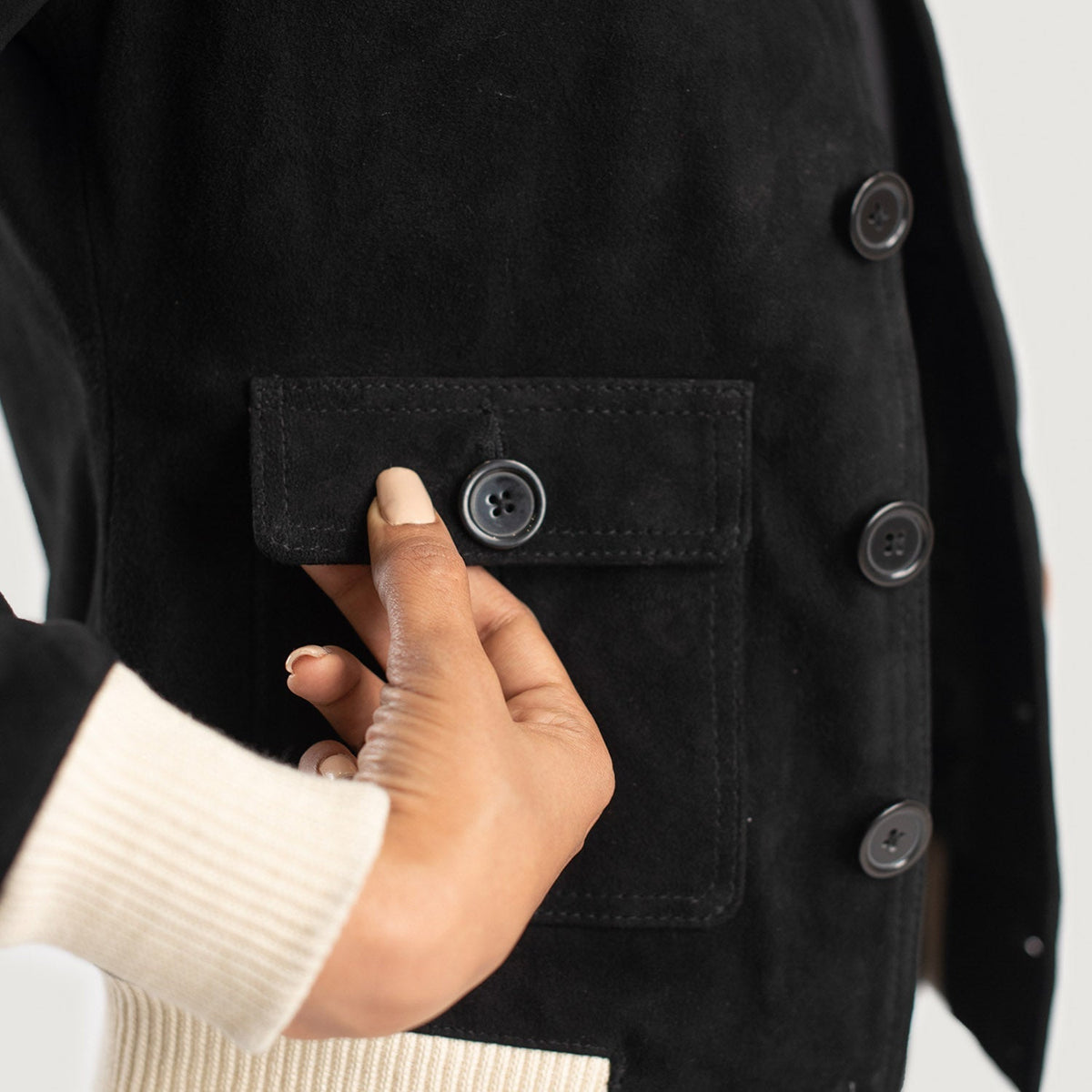 
Innenansicht Showing Quilted Polyester Lining & Zwei funktionale Innentaschen