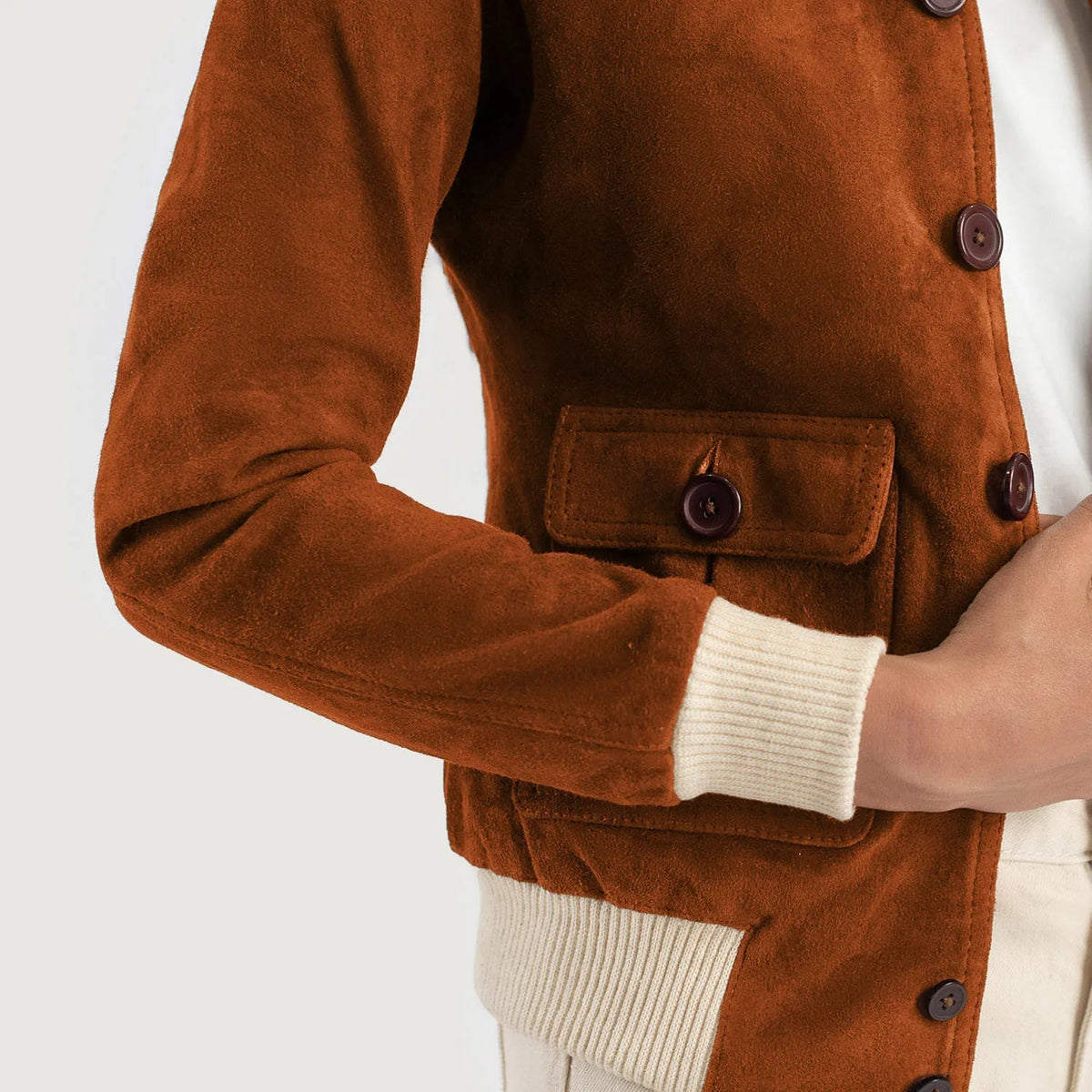 
Sasha A1 Leder-Bomberjacke für Damen – alternate product view 6
