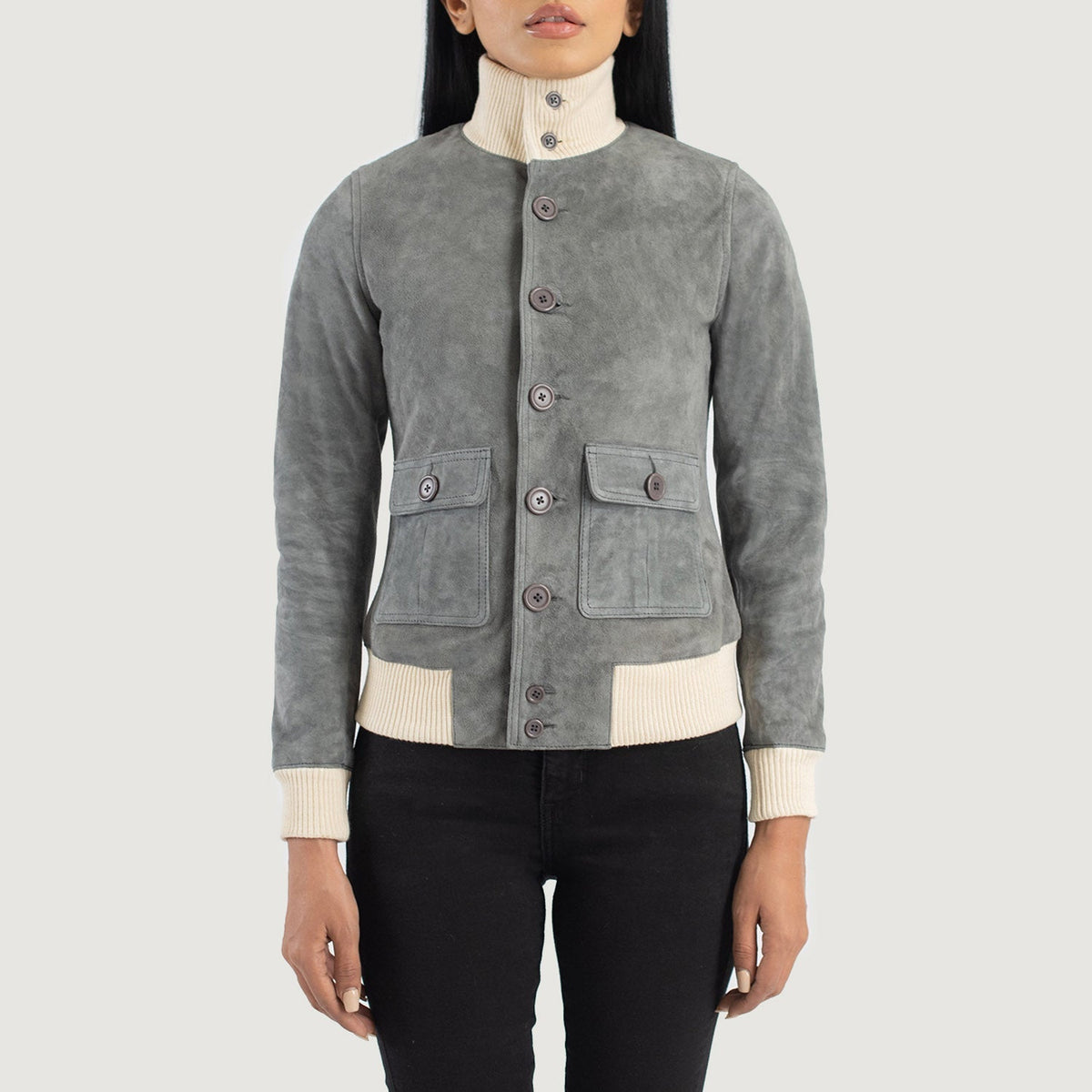 
Sasha A1 Leder-Bomberjacke für Damen – alternate product view 4