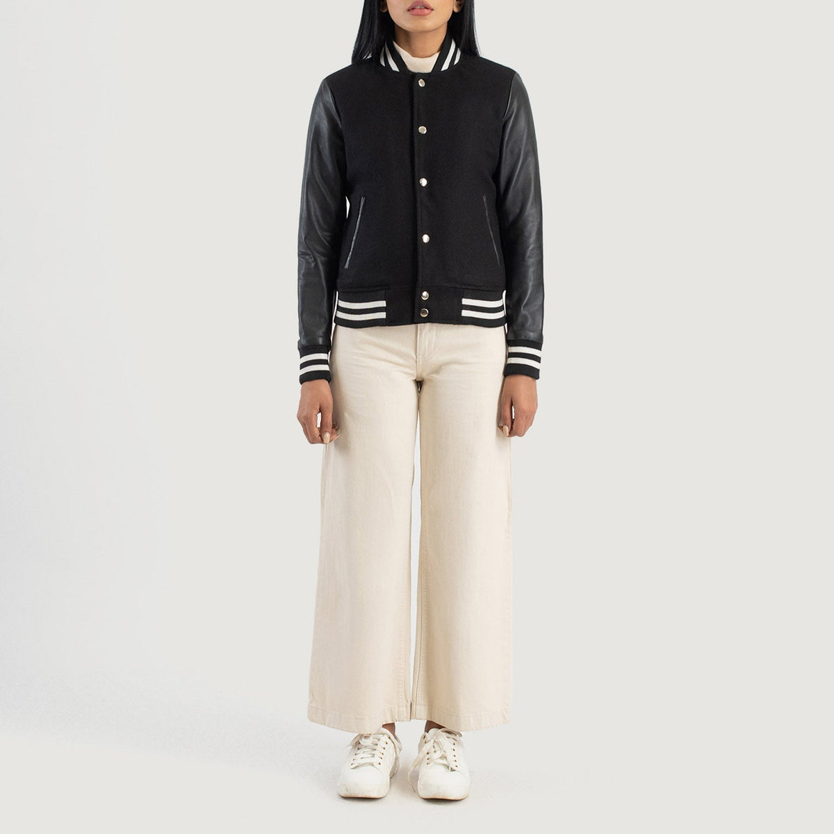 
Savant Varsity Lederjacke für Damen – alternate product view 3