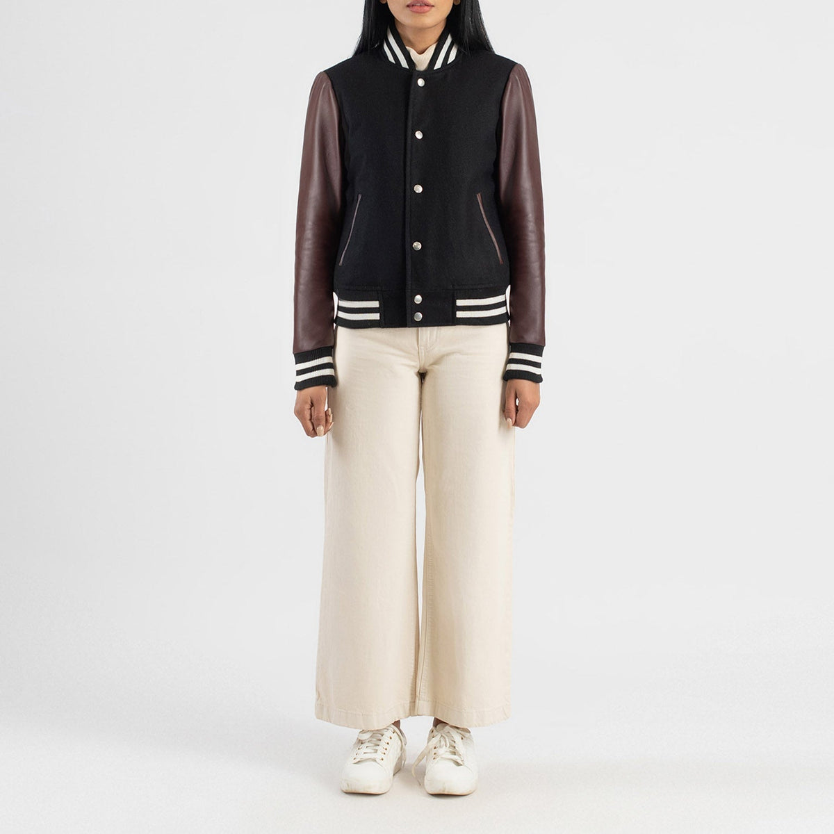 
Savant Varsity Lederjacke für Damen – alternate product view 3