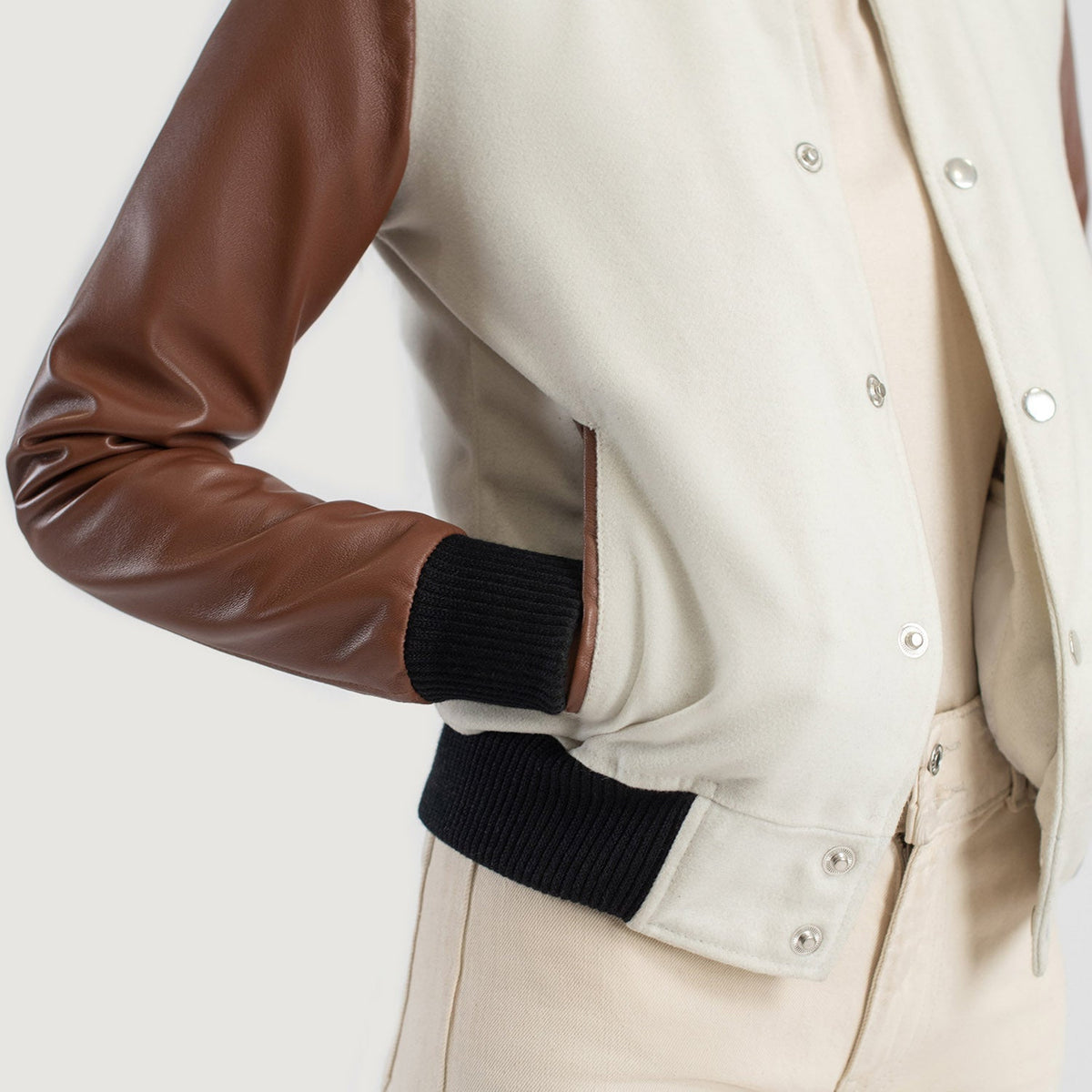 
Savant Varsity Lederjacke für Damen – alternate product view 6