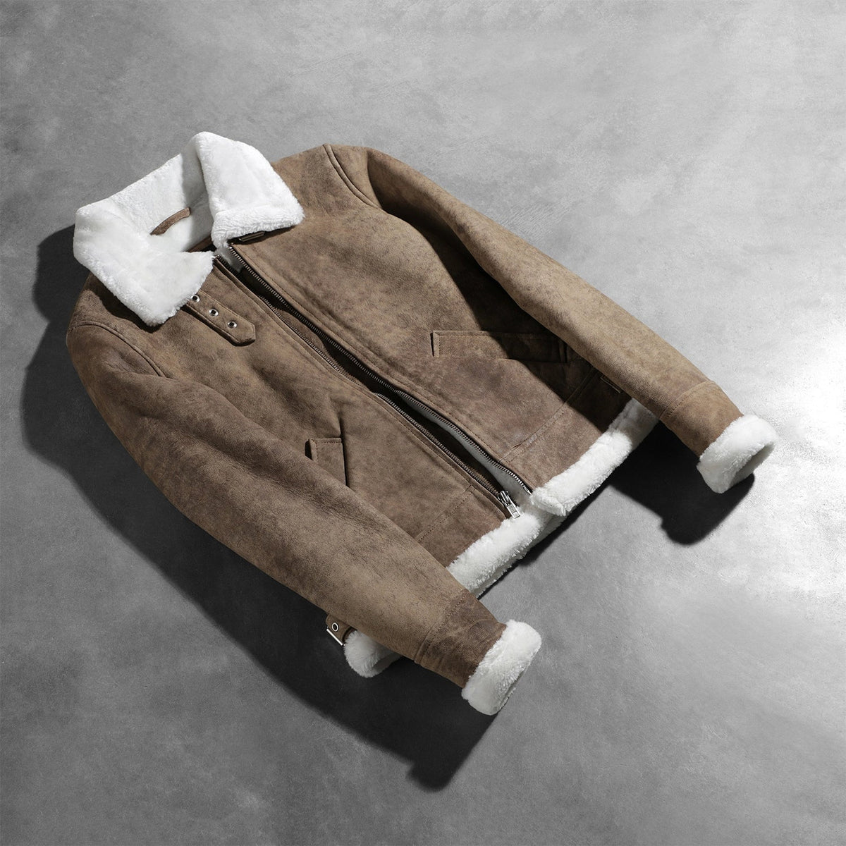 
Sherilyn B-3 Schwarz Leder-Bomberjacke für Damen – alternate product view 7
