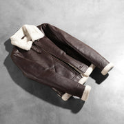 
Sherilyn B-3 Schwarz Leder-Bomberjacke für Damen – alternate product view 7