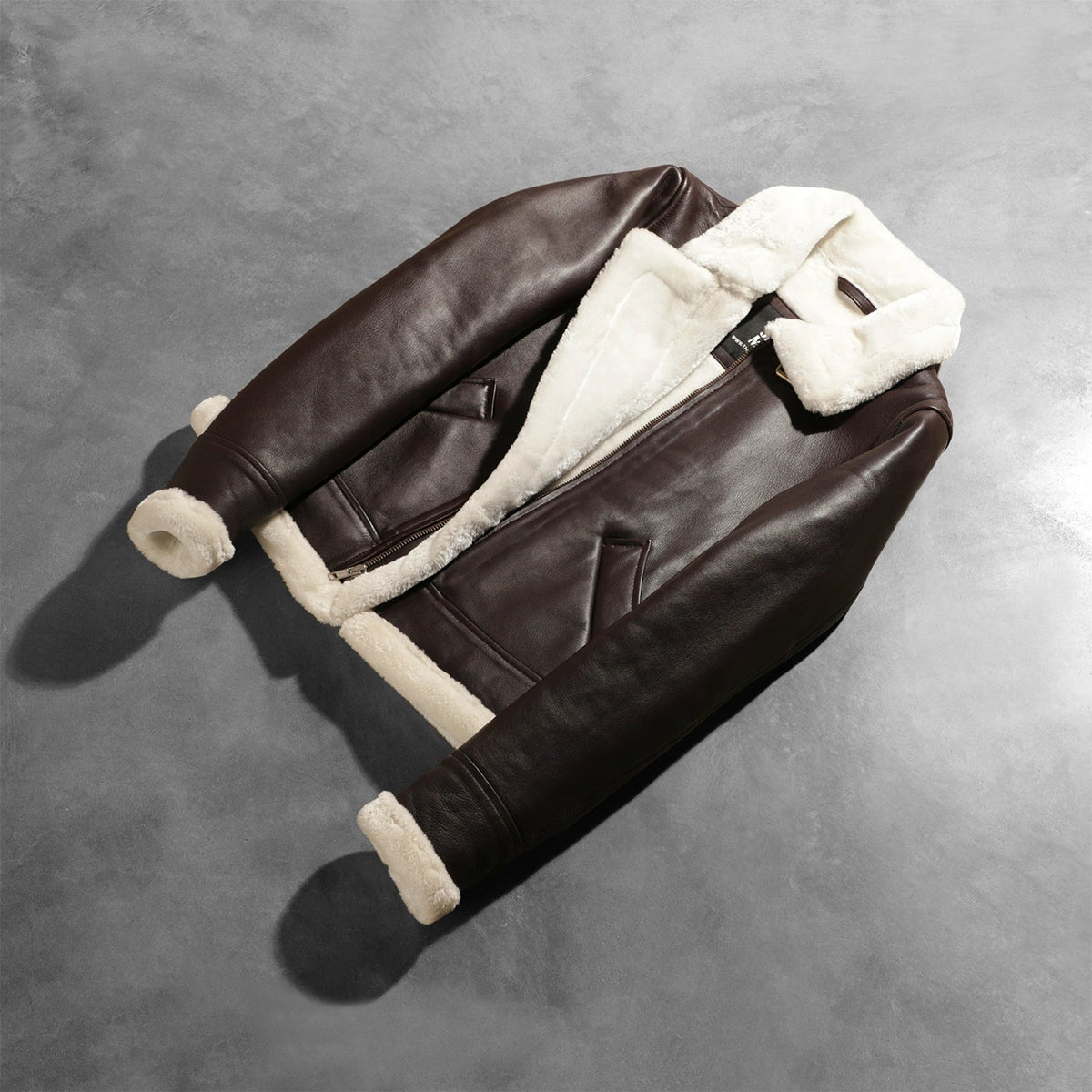 
Sherilyn B-3 Schwarz Leder-Bomberjacke für Damen – alternate product view 8