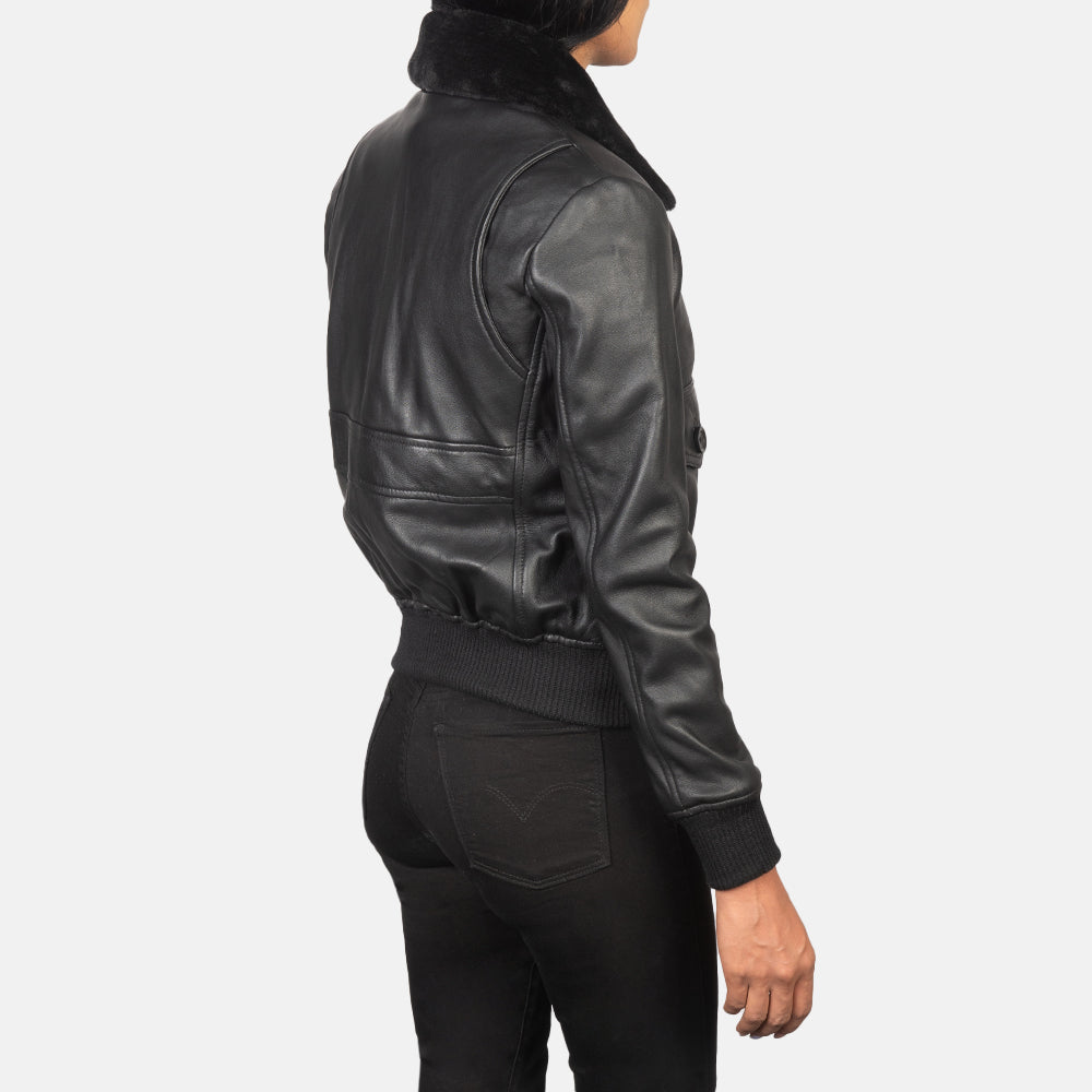 Stella G-1 Leder-Bomberjacke für Damen – Zusätzliche Produktansicht 5