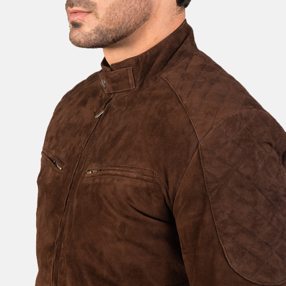 Sven Leder-Bomberjacke für Herren – Zusätzliche Produktansicht 6