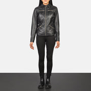 
Tomachi Rot Lederjacke für Damen – alternate product view 3