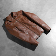 
Tomachi Rot Lederjacke für Damen – alternate product view 7