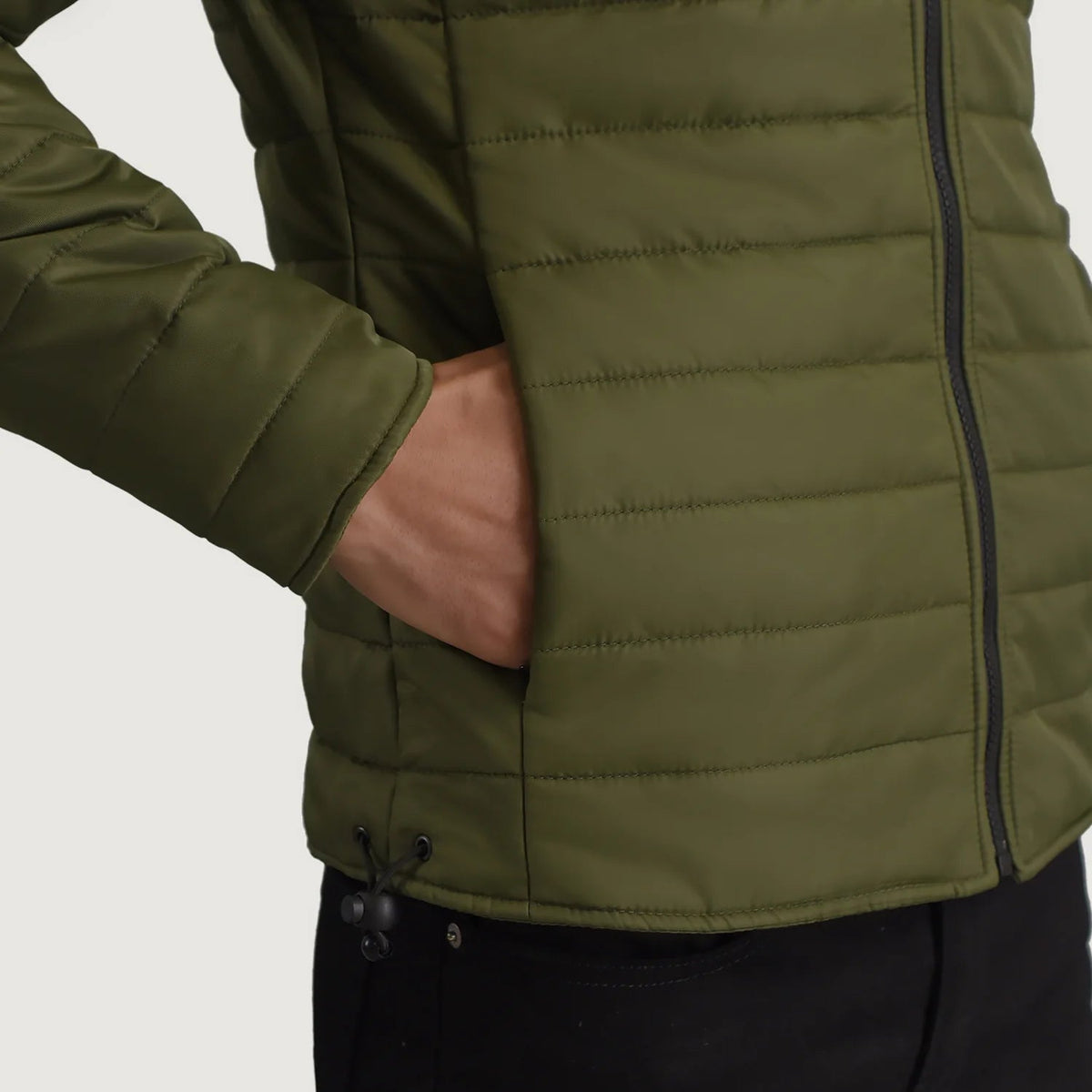 Innenansicht Showing Quilted Viscose Lining &amp; Zwei Innentaschen