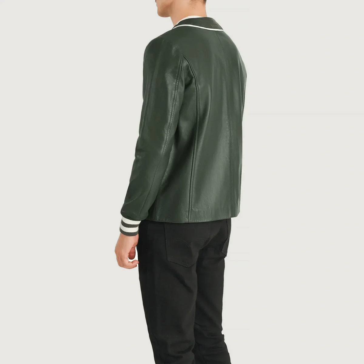 Willis Varsity Lederjacke für Herren – Zusätzliche Produktansicht 5