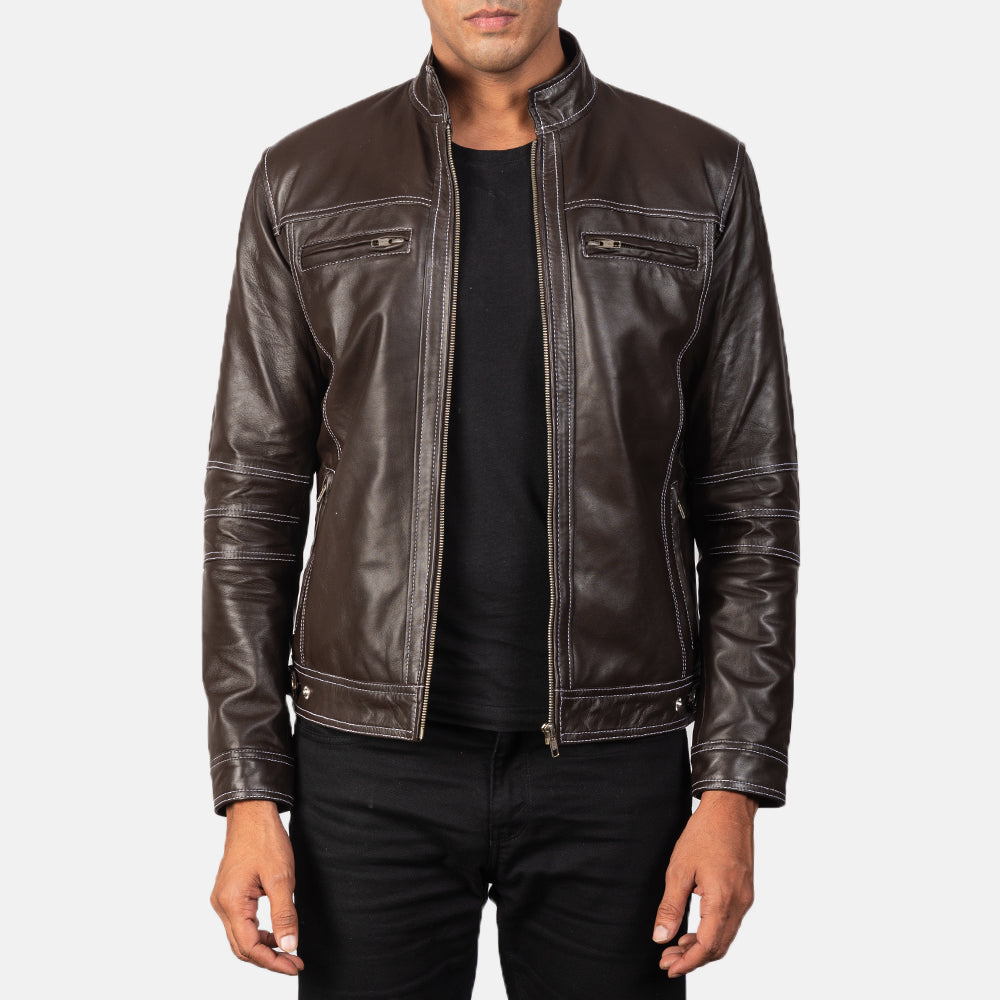 
Youngster Leder-Bikerjacke für Herren – alternate product view 1