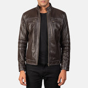 
Youngster Leder-Bikerjacke für Herren – alternate product view 1