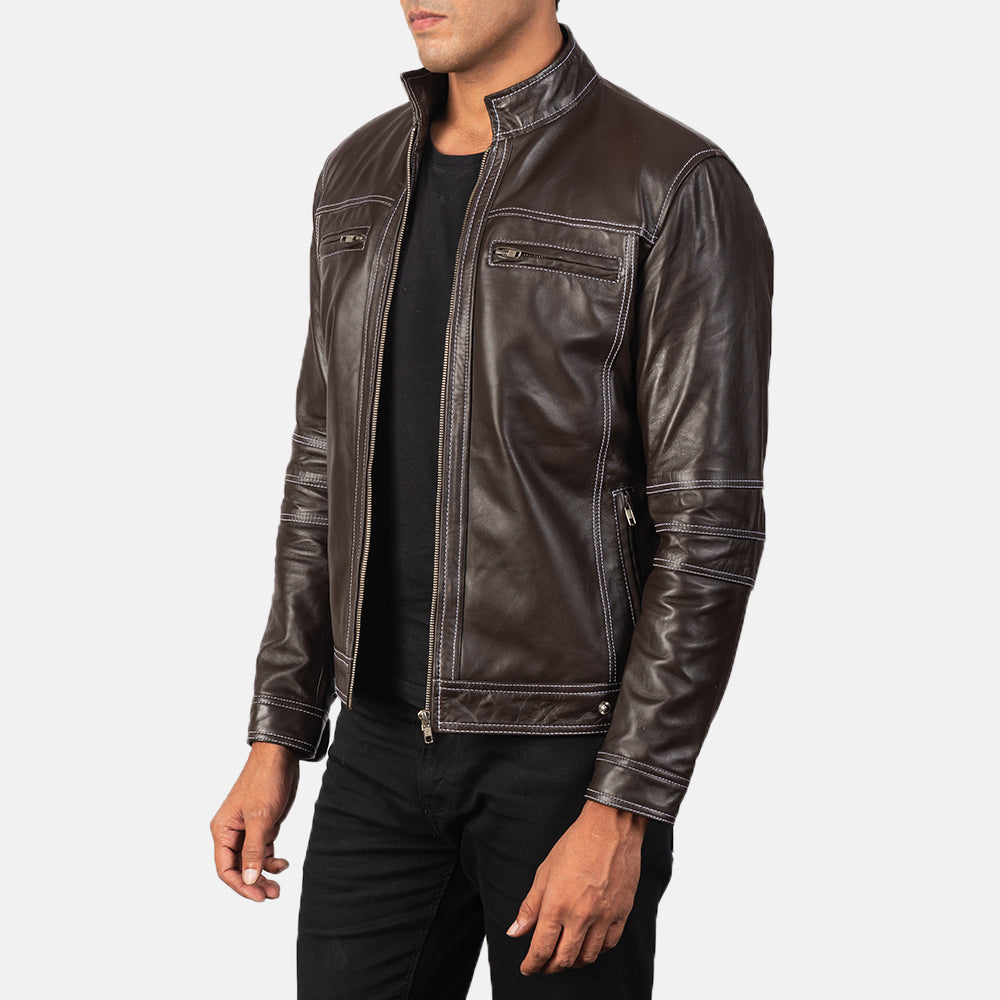 
Youngster Leder-Bikerjacke für Herren – alternate product view 2