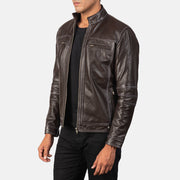 
Youngster Leder-Bikerjacke für Herren – alternate product view 2