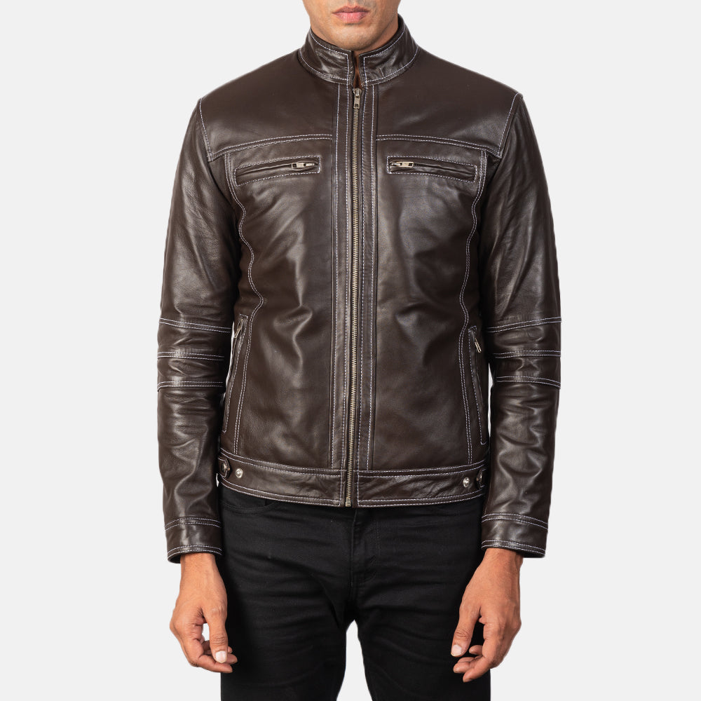 
Youngster Leder-Bikerjacke für Herren – alternate product view 4