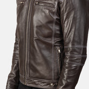 
Youngster Leder-Bikerjacke für Herren – alternate product view 6