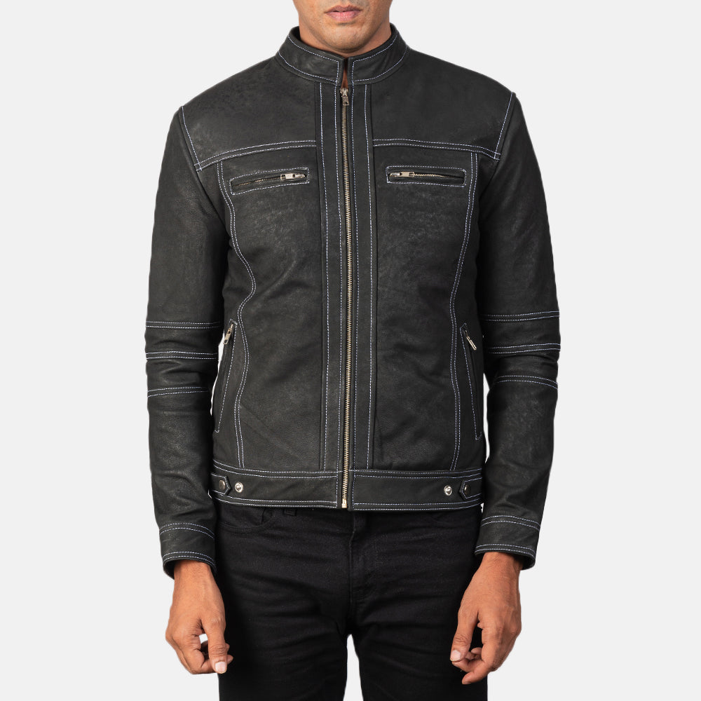 
Youngster Leder-Bikerjacke für Herren – alternate product view 3