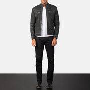 
Youngster Leder-Bikerjacke für Herren – alternate product view 4