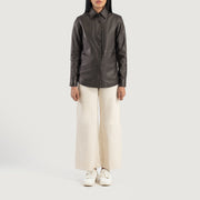 Zenith Shirt Lederjacke für Damen – Zusätzliche Produktansicht 3
