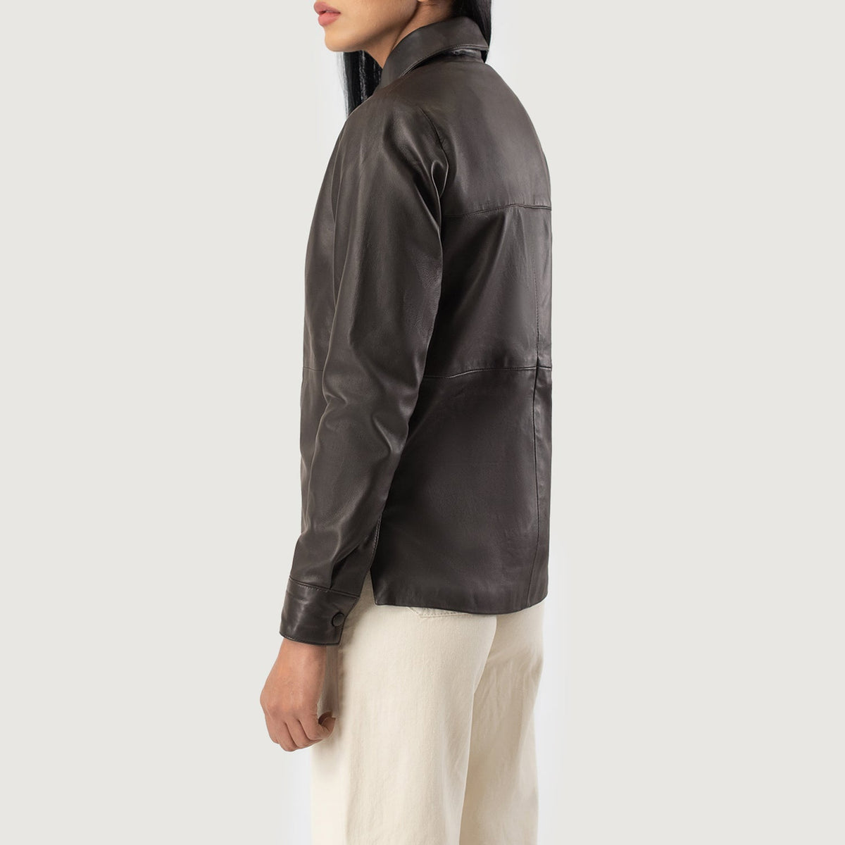 Zenith Shirt Lederjacke für Damen – Zusätzliche Produktansicht 5